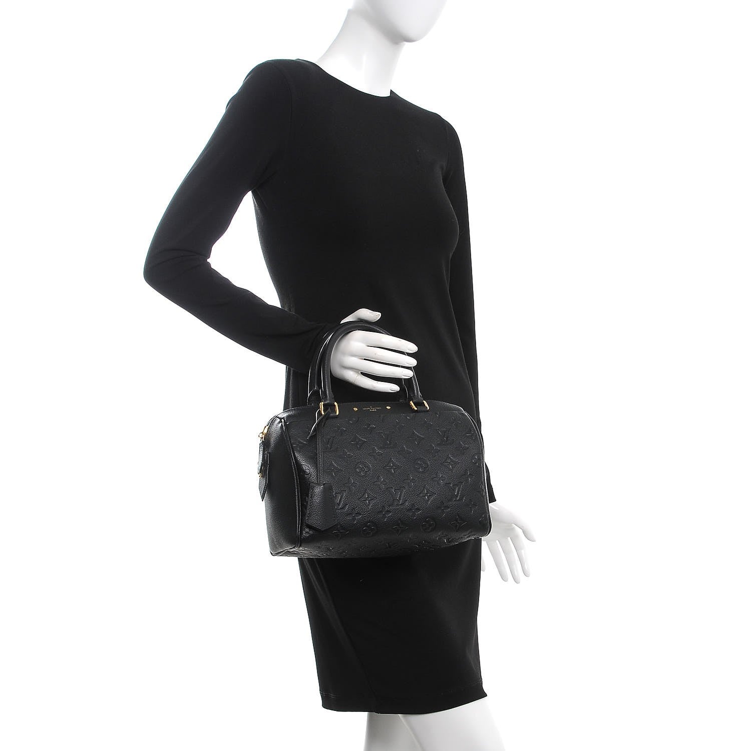 Louis Vuitton Empreinte Speedy Bandouliere 25 NM Black 2 of 8