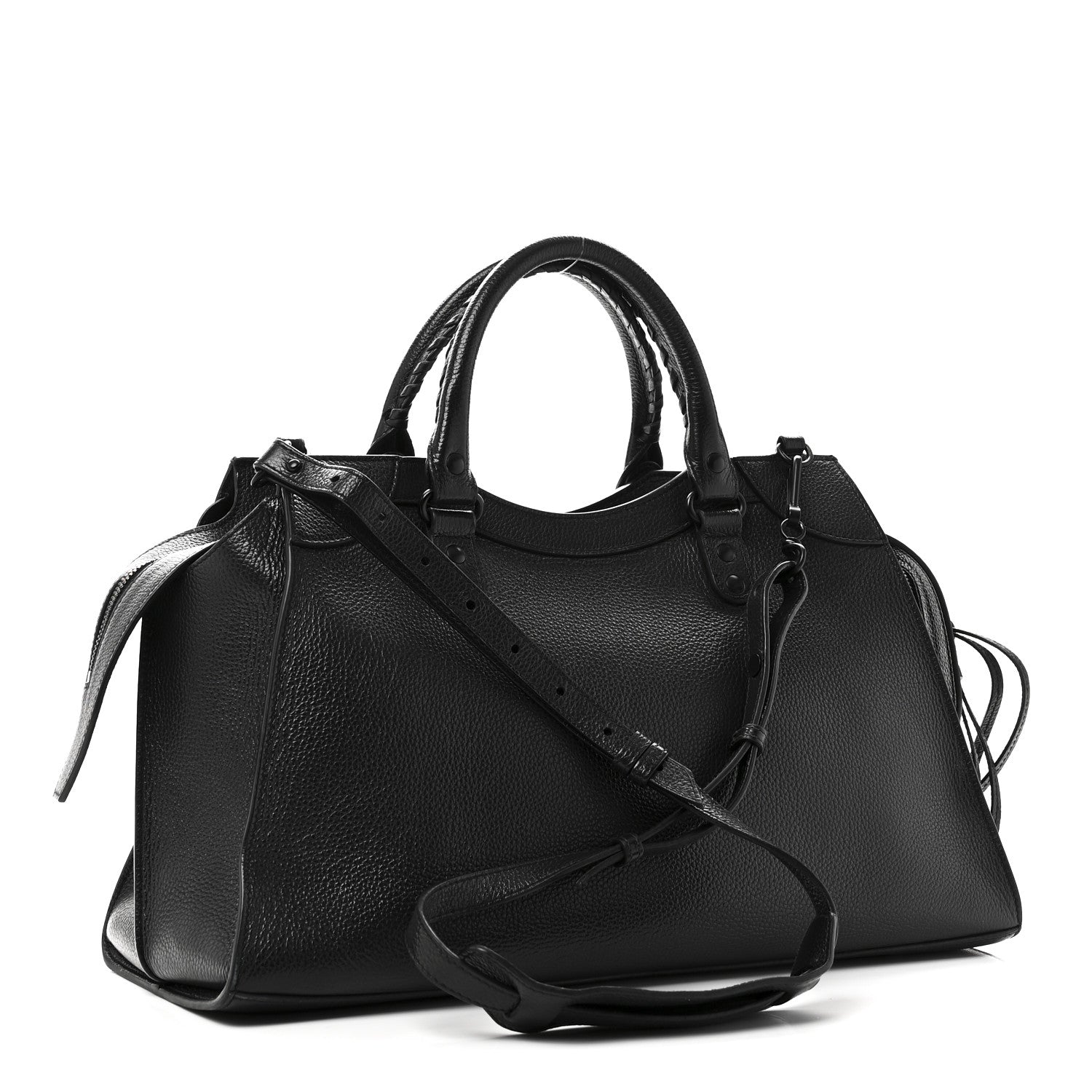 Balenciaga Grained Calfskin Neo Classic Black Hardware S City Black 3 of 10