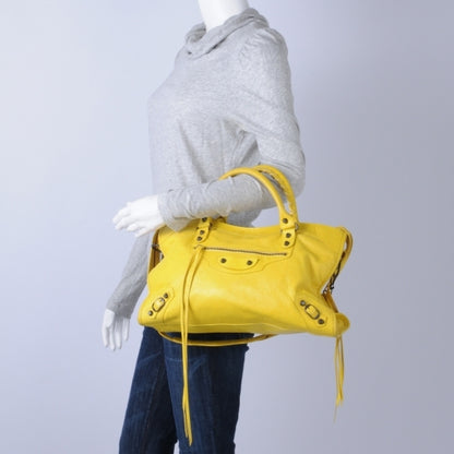 Balenciaga Agneau Classic Hardware City Mimosa Verveine 2 of 8