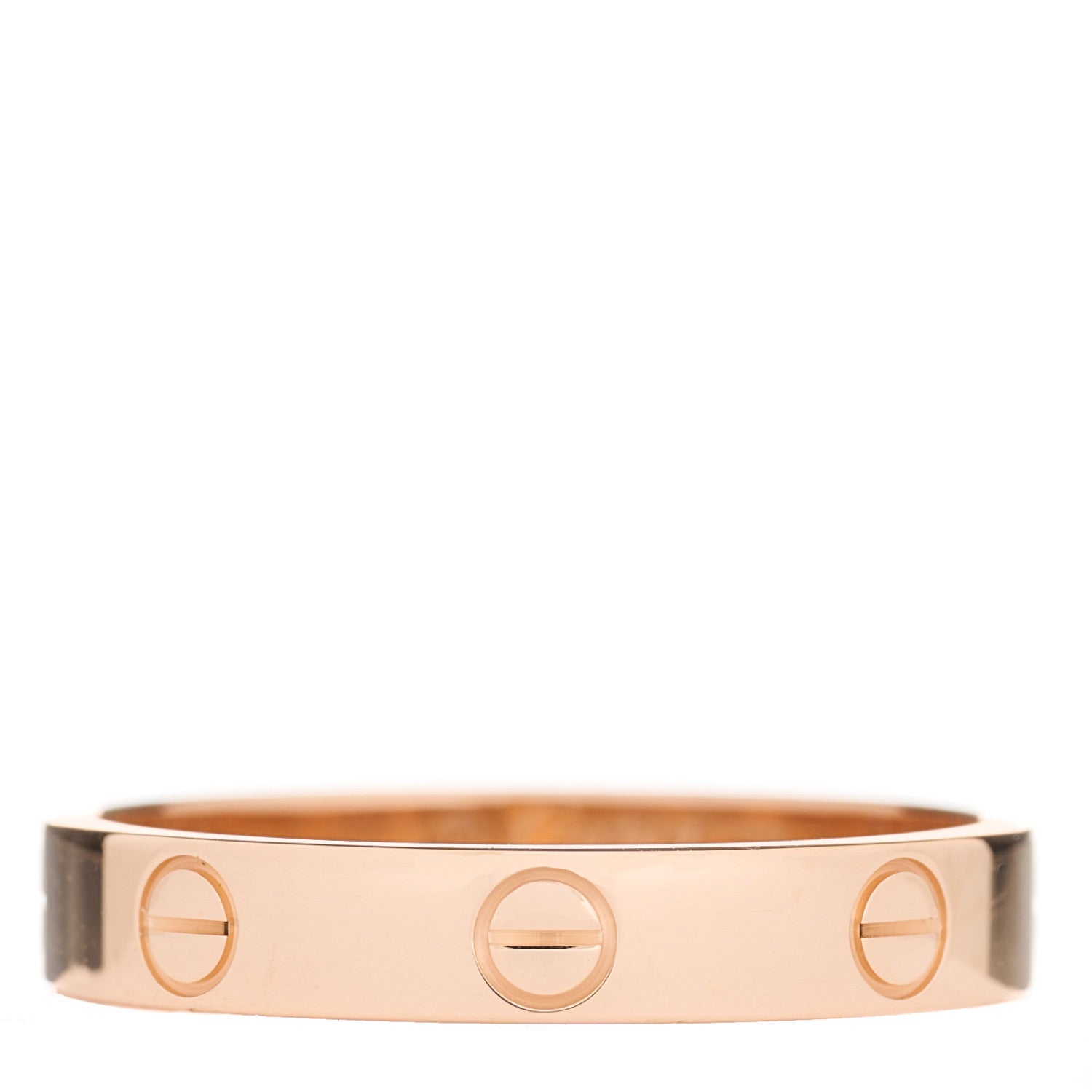 Cartier 18K Pink Gold 3.5mm LOVE Wedding Band Ring 58 8.25 1 of 3