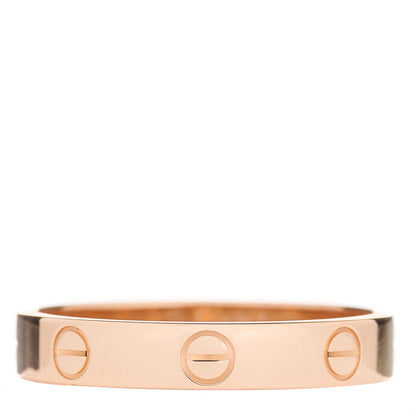 Cartier 18K Pink Gold 3.5mm LOVE Wedding Band Ring 58 8.25 1 of 3