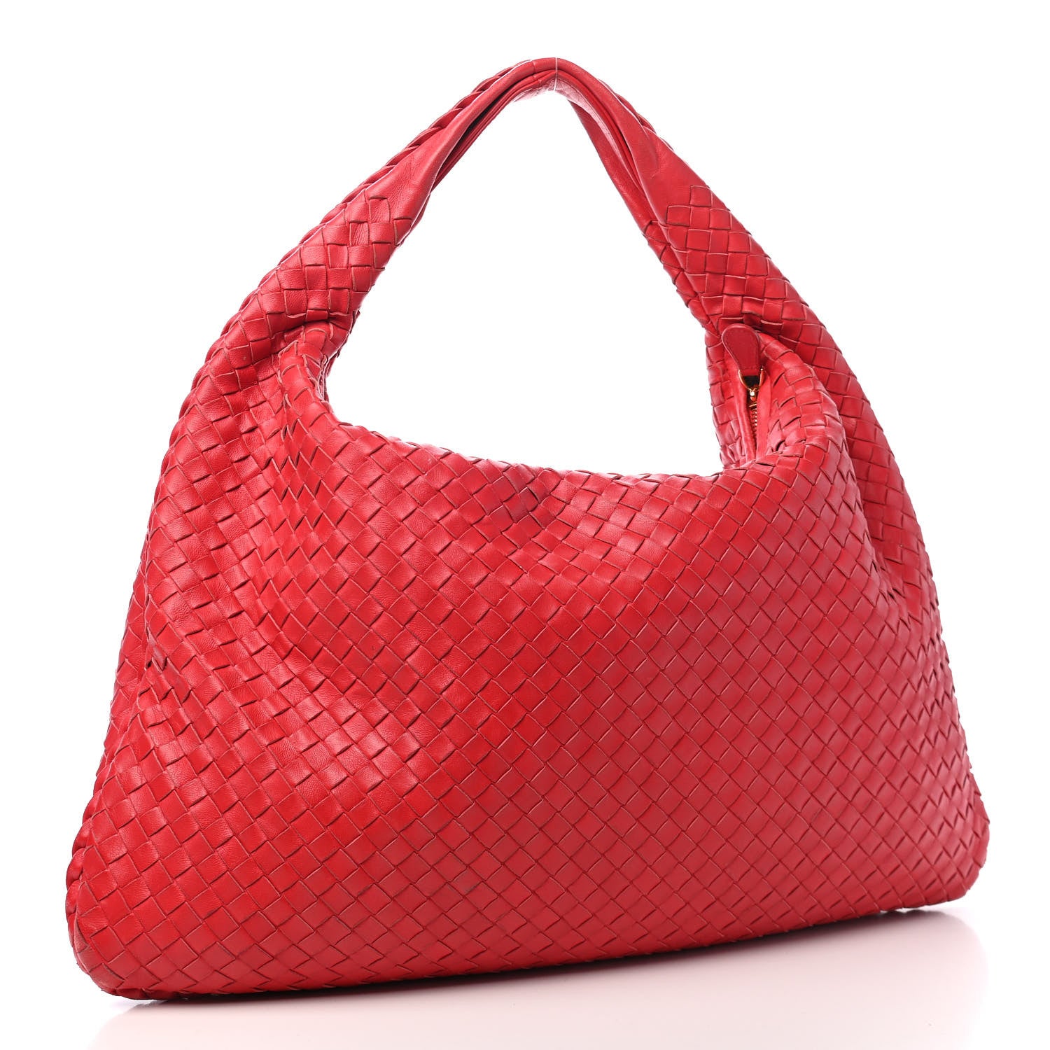 Bottega Veneta Nappa Intrecciato Large Veneta Hobo Cardinal 2 of 8