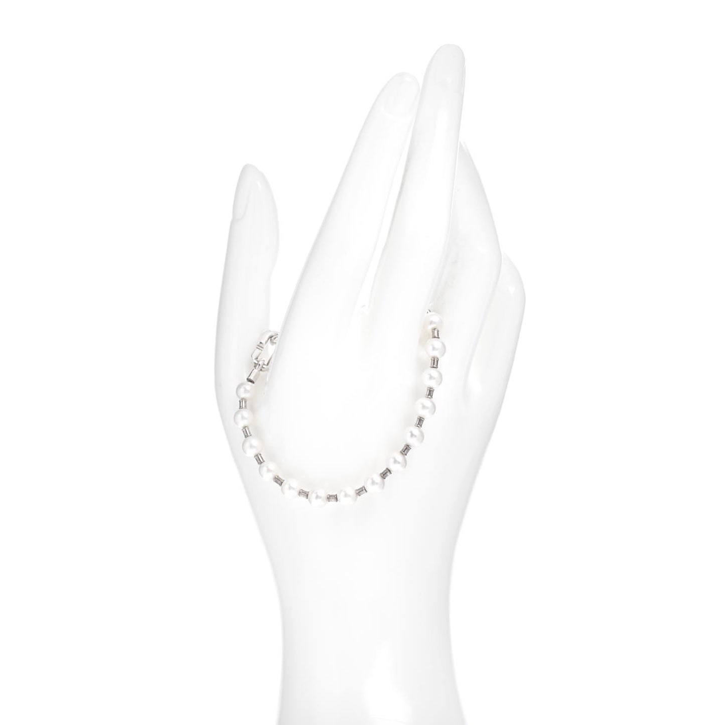 Sterling Silver Pearl 7-8mm HardWear Bracelet