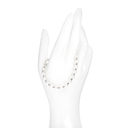Tiffany Sterling Silver Pearl 7-8mm HardWear Bracelet 2 of 4