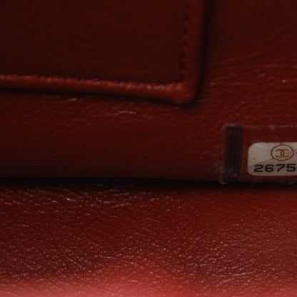 Chanel Caviar Quilted Small Business Affinity Shopping Bag Red 7 of 11