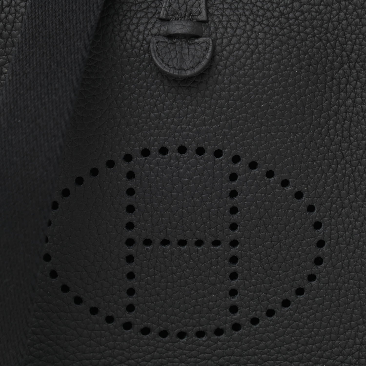 Hermes Taurillon Clemence Evelyne TPM Black 8 of 11