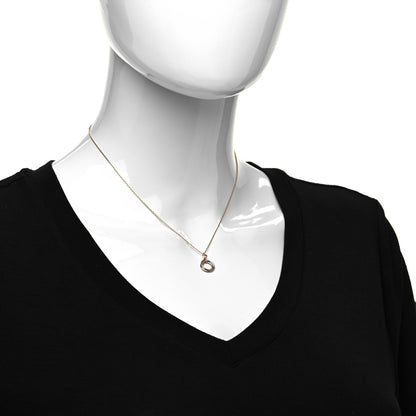 Cartier 18K Pink Yellow White Gold Pink Spinel Trinity Pendant Necklace 5 of 5