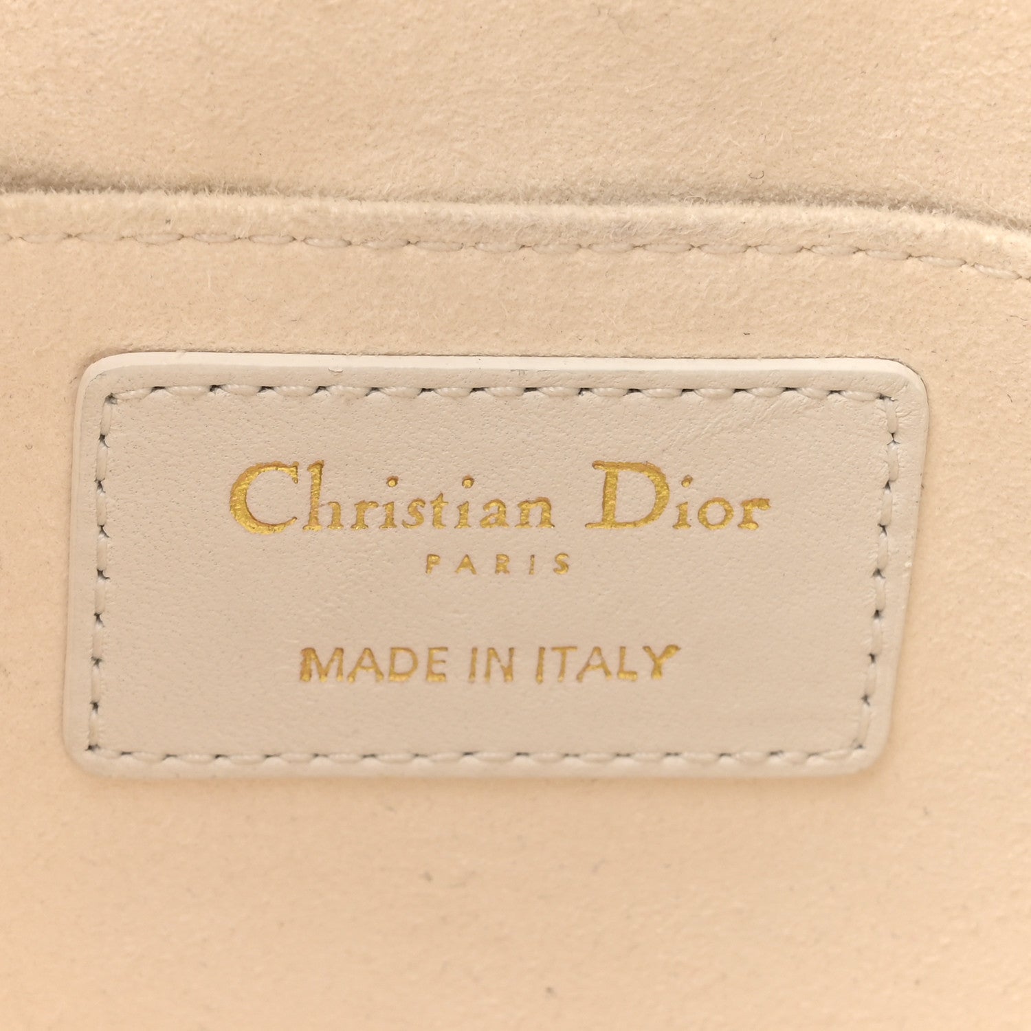 Christian Dior Lambskin Cannage Medium Dior Vibe Hobo Bag White 6 of 13