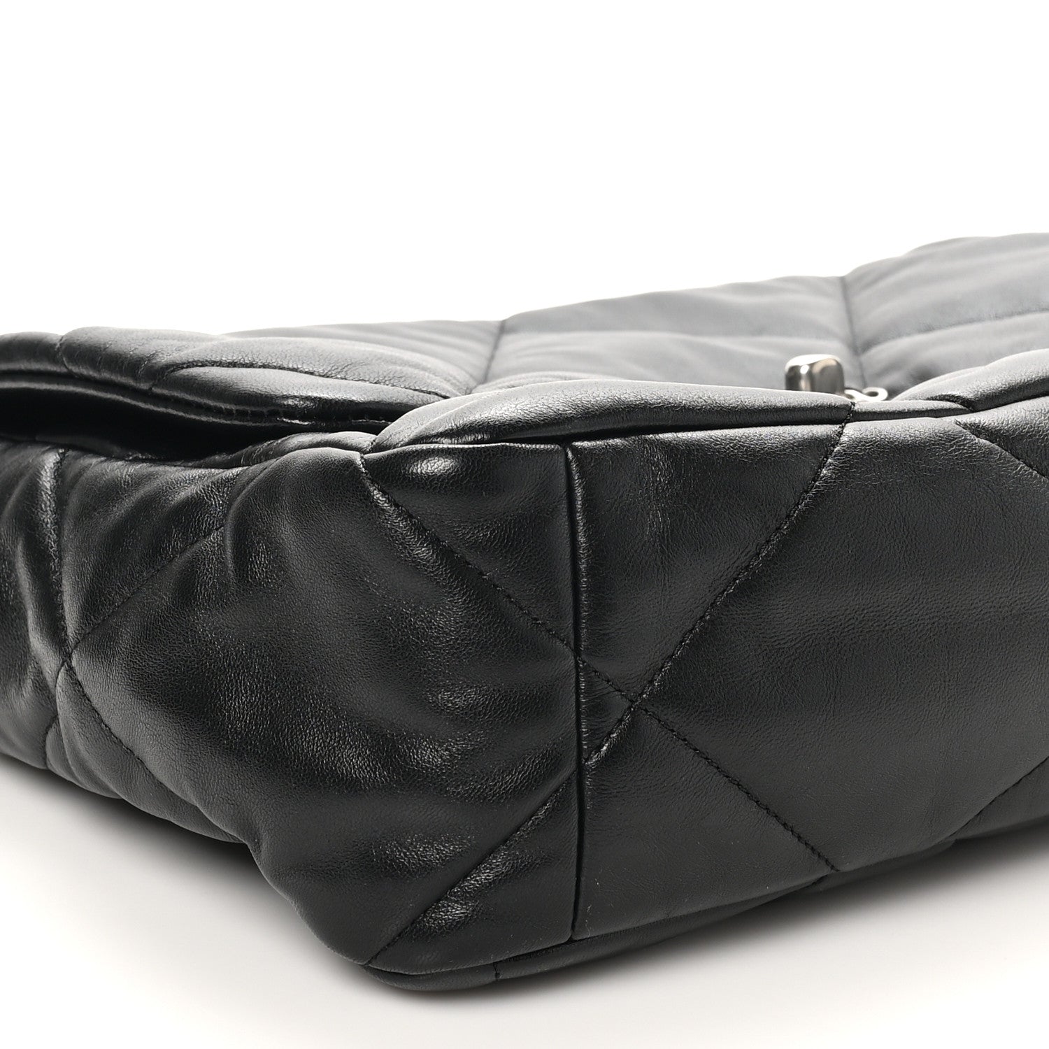 Chanel Lambskin Quilted Large Chanel 19 Flap Black 9 of 10