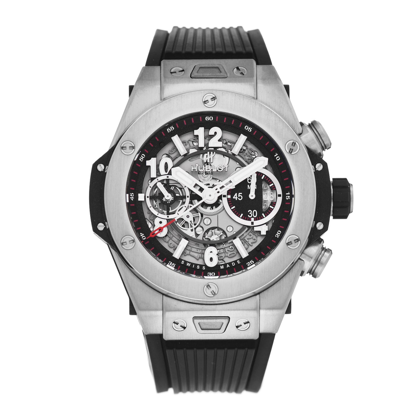 Titanium Rubber 45mm Big Bang Unico Watch Black 441.NX.1170.RX