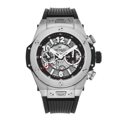 Hublot Titanium Rubber 45mm Big Bang Unico Watch Black 441.NX.1170.RX 1 of 4