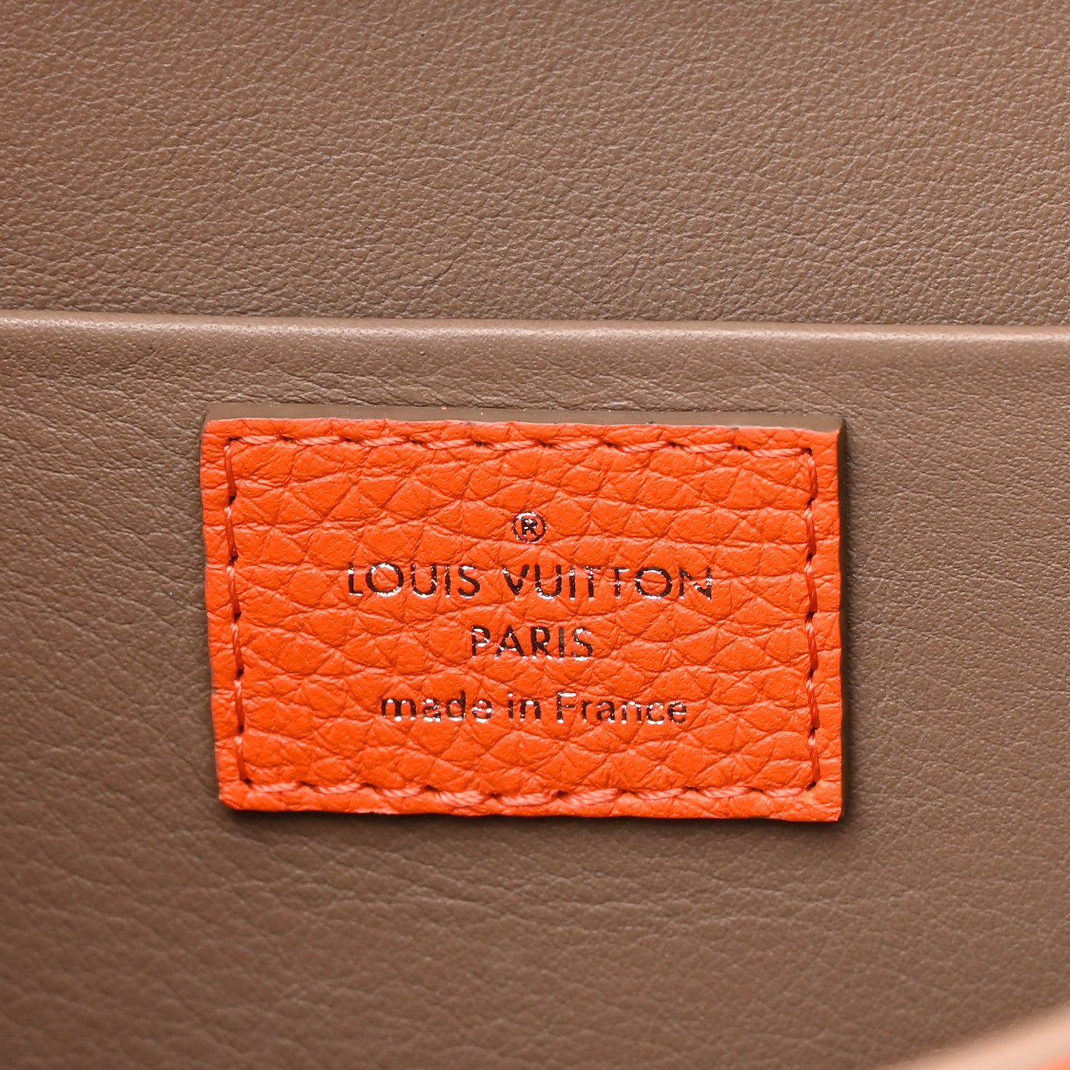 Louis Vuitton Taurillon Marceau Tangerine Taupe 5 of 17