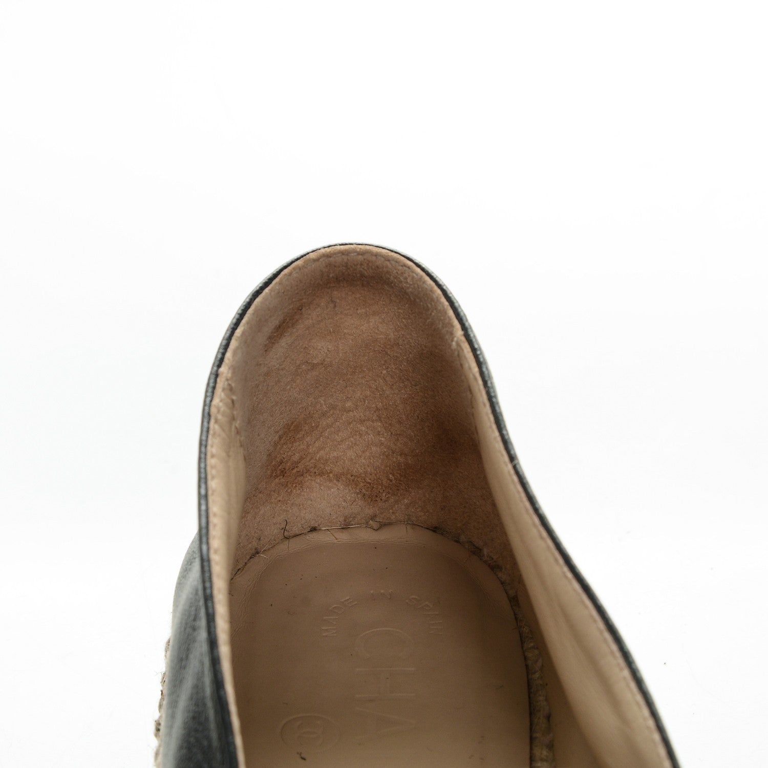 Chanel Lambskin CC Espadrilles 39 Black 8 of 9