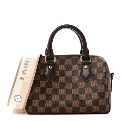 Louis Vuitton Damier Ebene Speedy Bandouliere 20 1 of 10