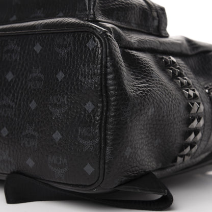 MCM Visetos Medium Stark Backpack Black 6 of 11