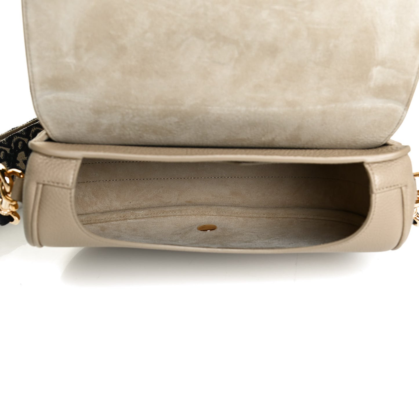 Grained Calfskin Large Bobby Flap Beige