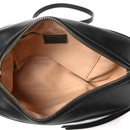Gucci Calfskin Matelasse Small GG Marmont Chain Shoulder Bag Black 5 of 7