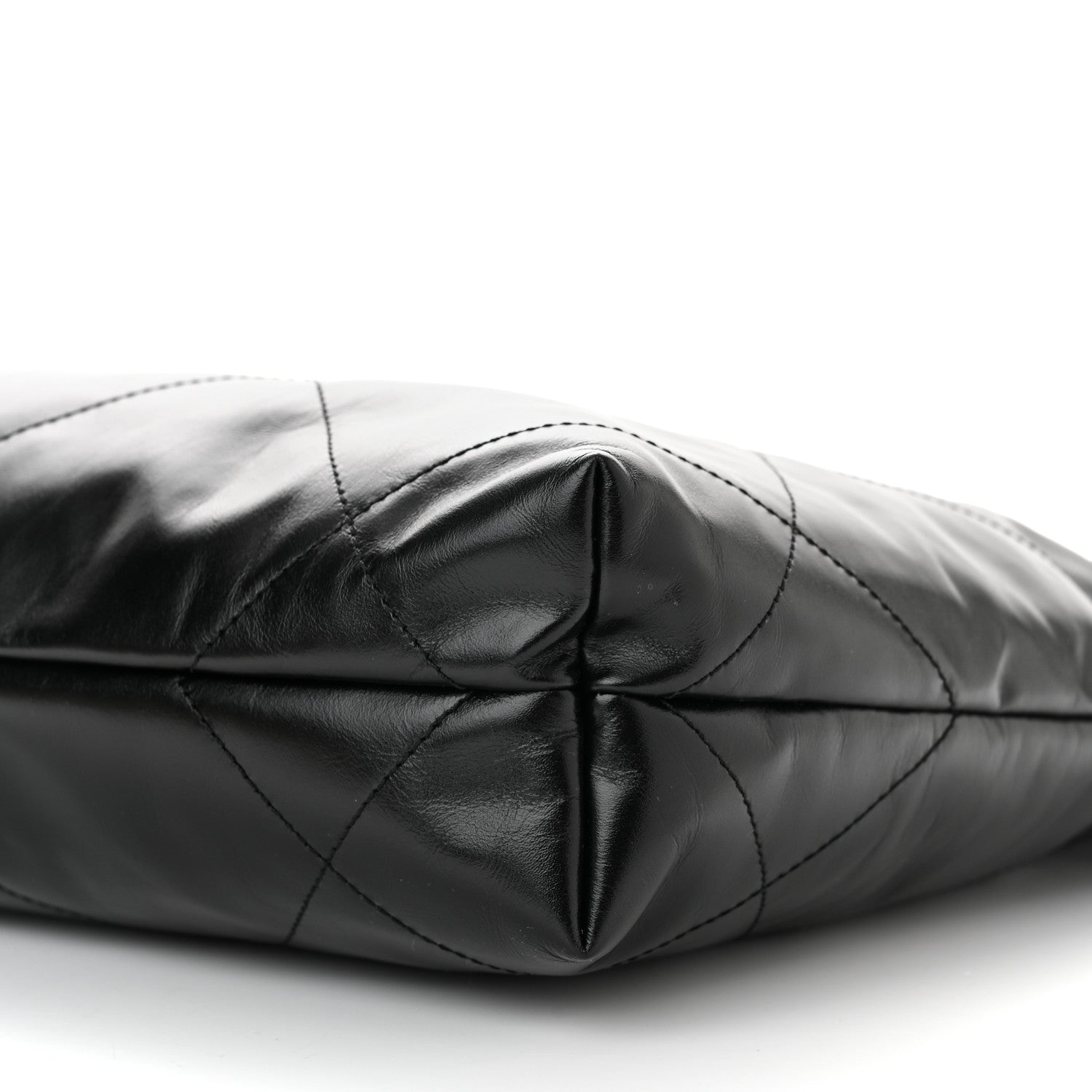 Chanel Shiny Calfskin Quilted Small Chanel 22 Black 11 of 11