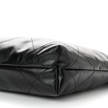 Chanel Shiny Calfskin Quilted Small Chanel 22 Black 11 of 11