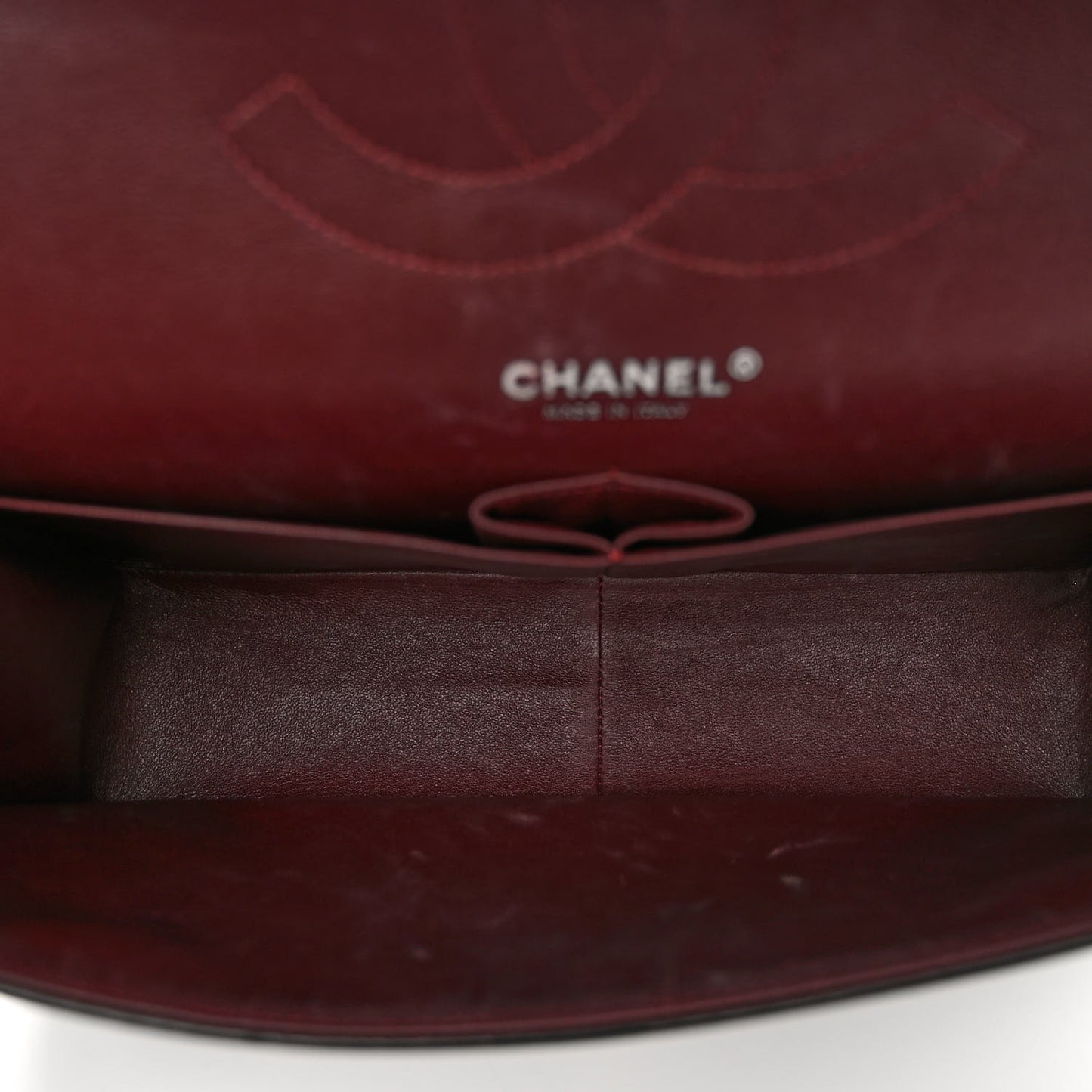 Lambskin Quilted Jumbo Double Flap Black