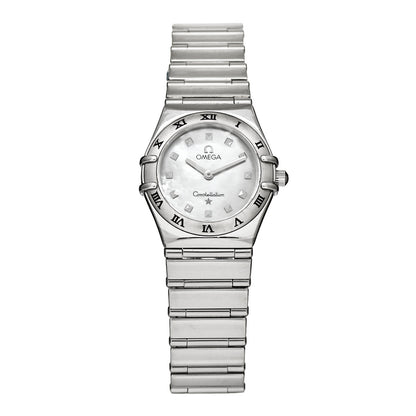 Omega Stainless Steel Mother of Pearl 22mm Constellation My Choice Quartz Watch 795.1243 1 of 5