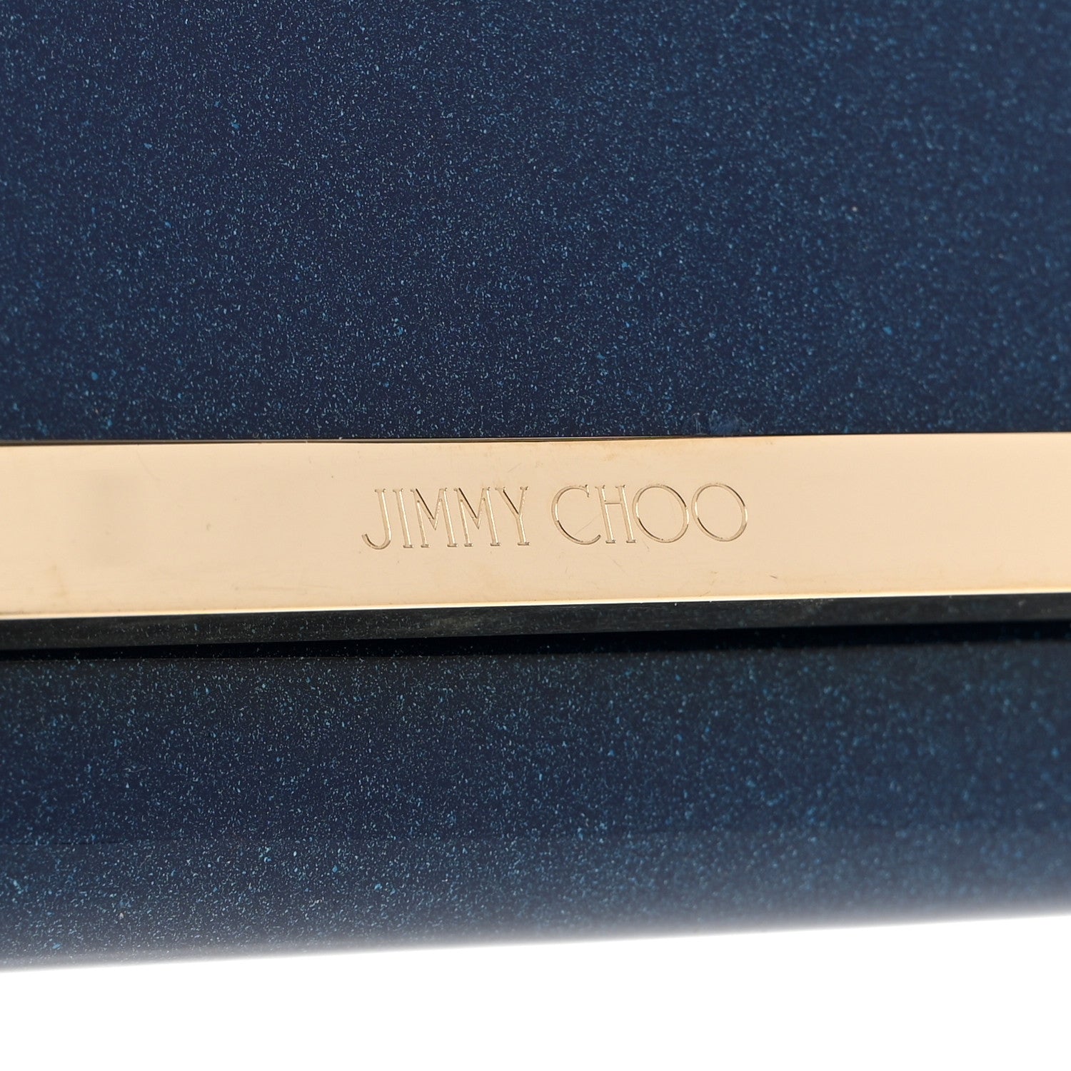 Jimmy Choo Patent Milla Wallet on Chain Navy 8 of 8