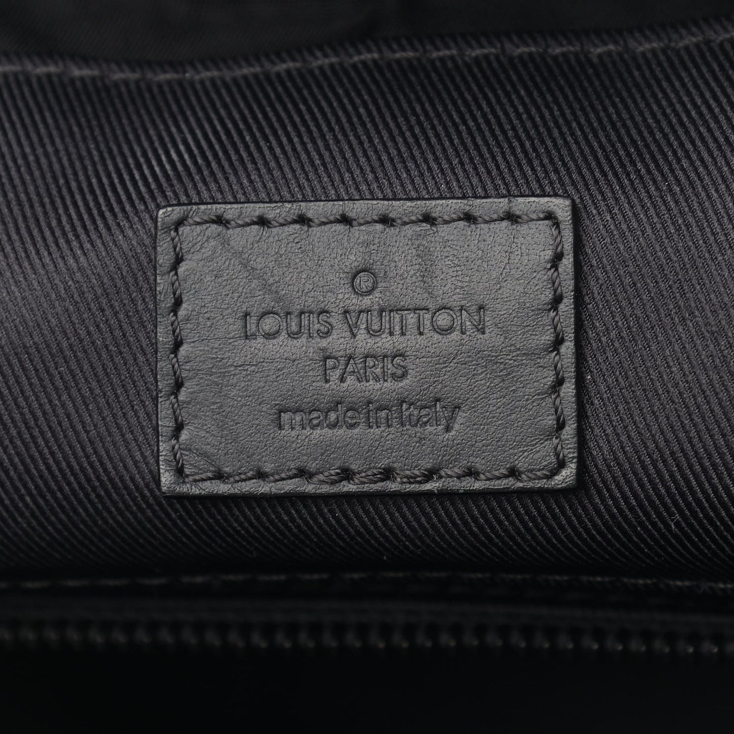 Calfskin Monogram Shadow Discovery Backpack Black