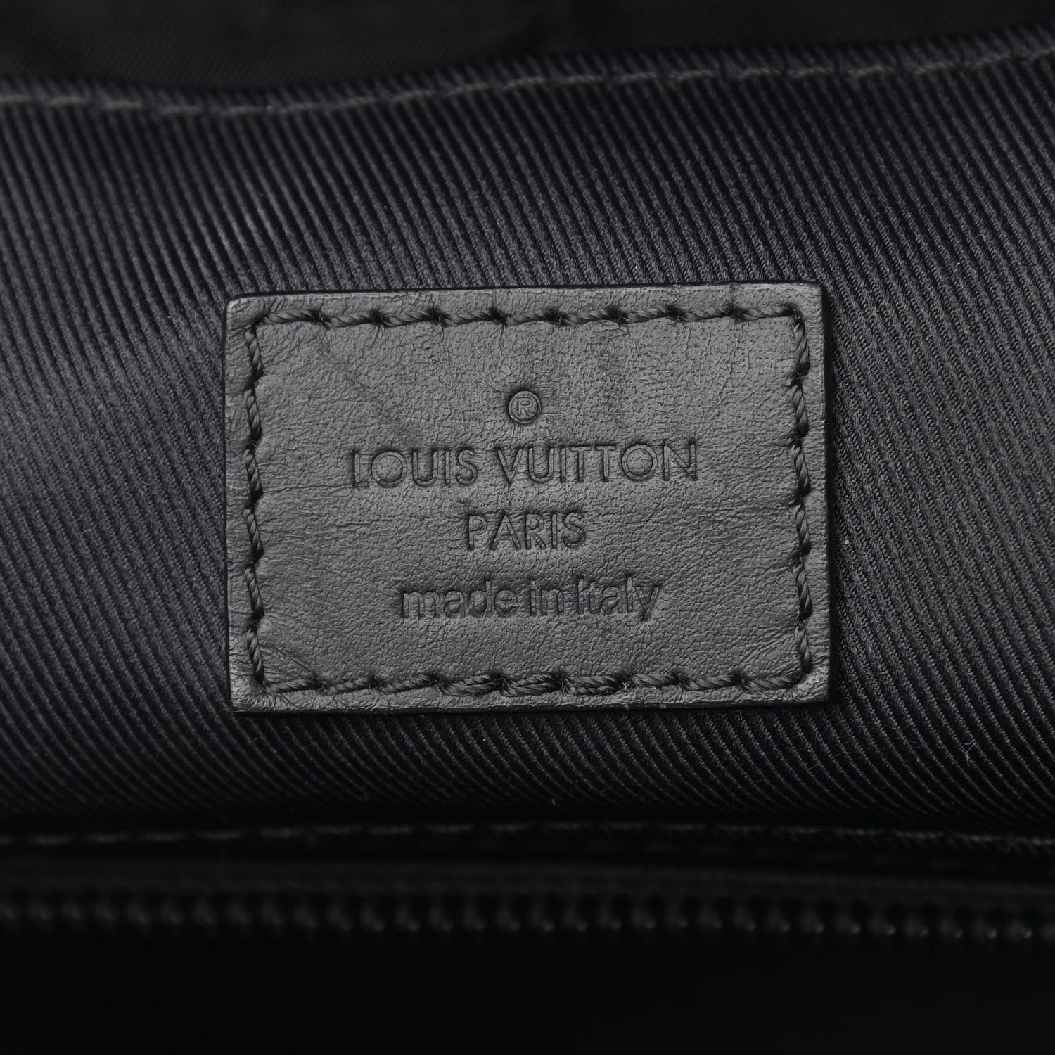 Louis Vuitton Calfskin Monogram Shadow Discovery Backpack Black 6 of 14