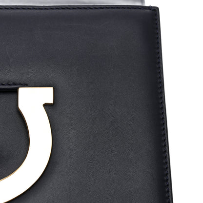 Salvatore Ferragamo Calfskin Thalia Flap Shoulder Bag Black 11 of 15