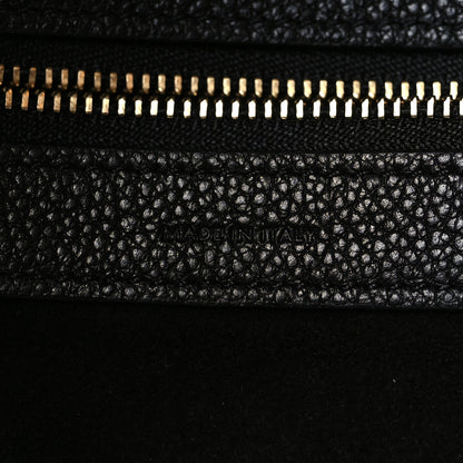 Celine Soft Grained Calfskin Small Belt Cabas Phantom Black 7 of 9