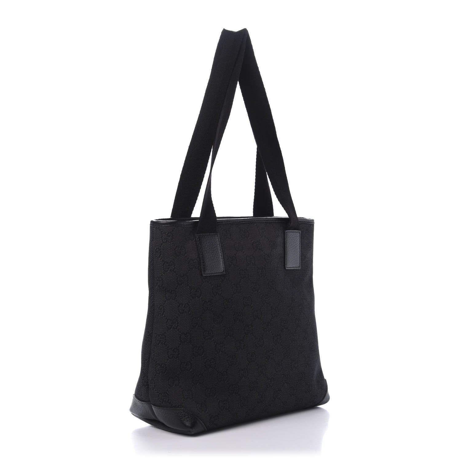 Gucci Monogram Tote Bag Black 4 of 13