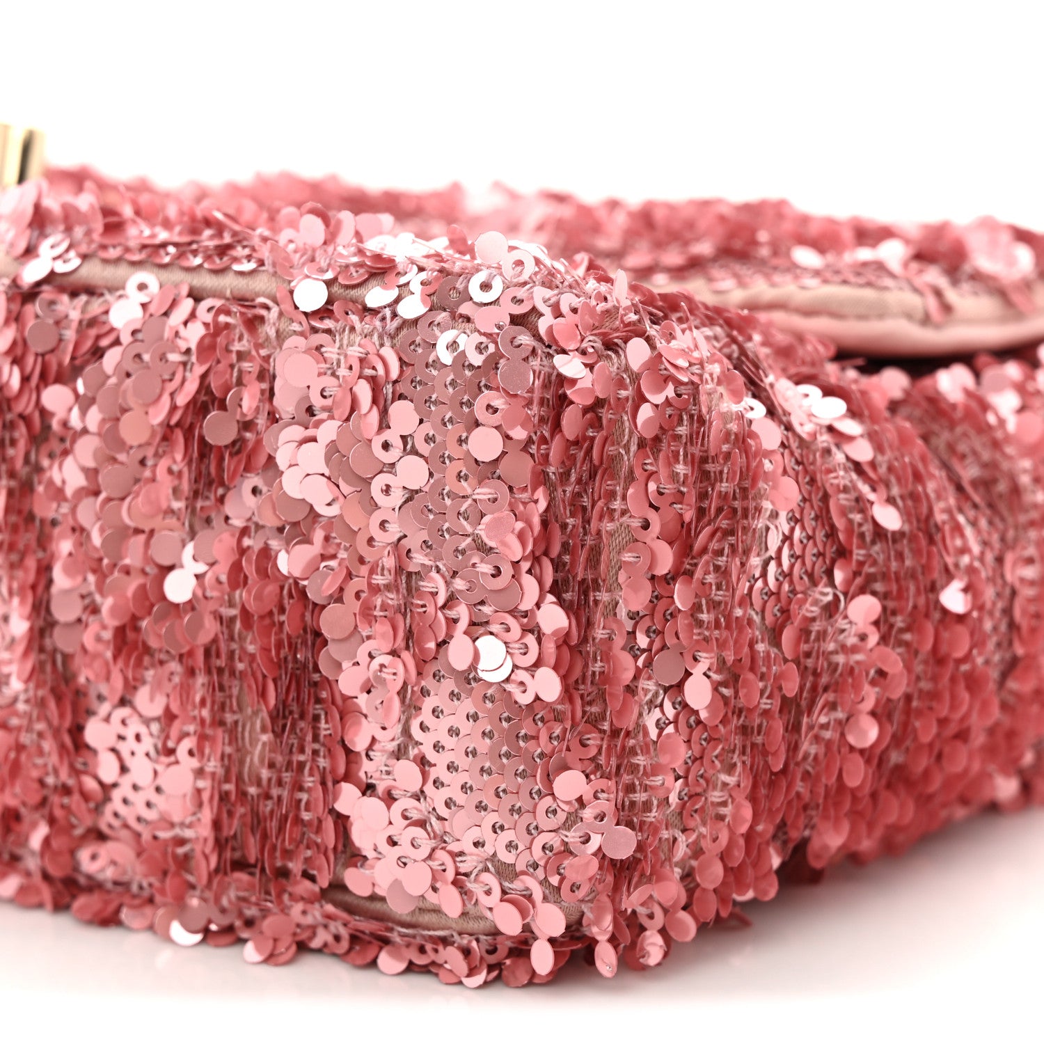 Chanel Sequin Mini Rectangular Flap Pink 10 of 10