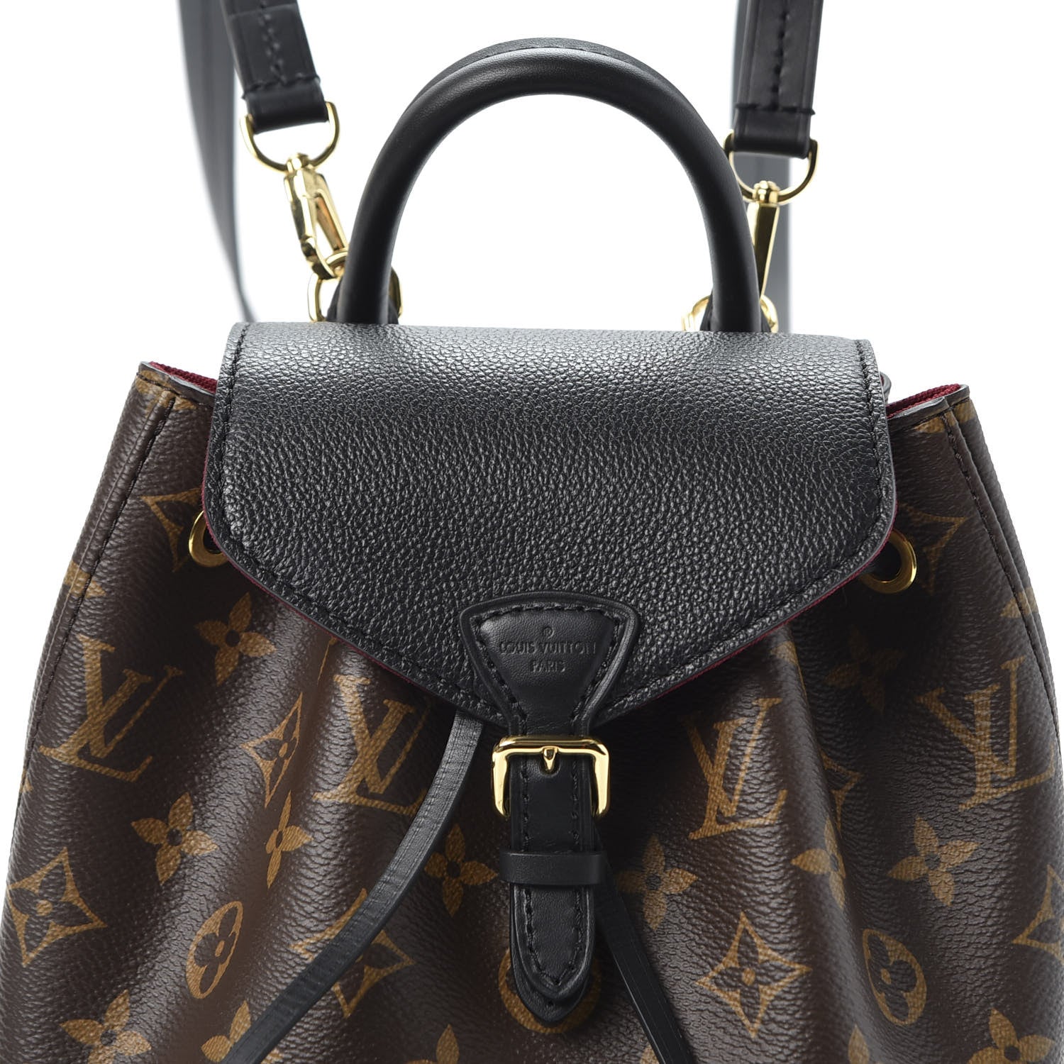 Louis Vuitton Monogram BB Montsouris NM Backpack Black 9 of 10