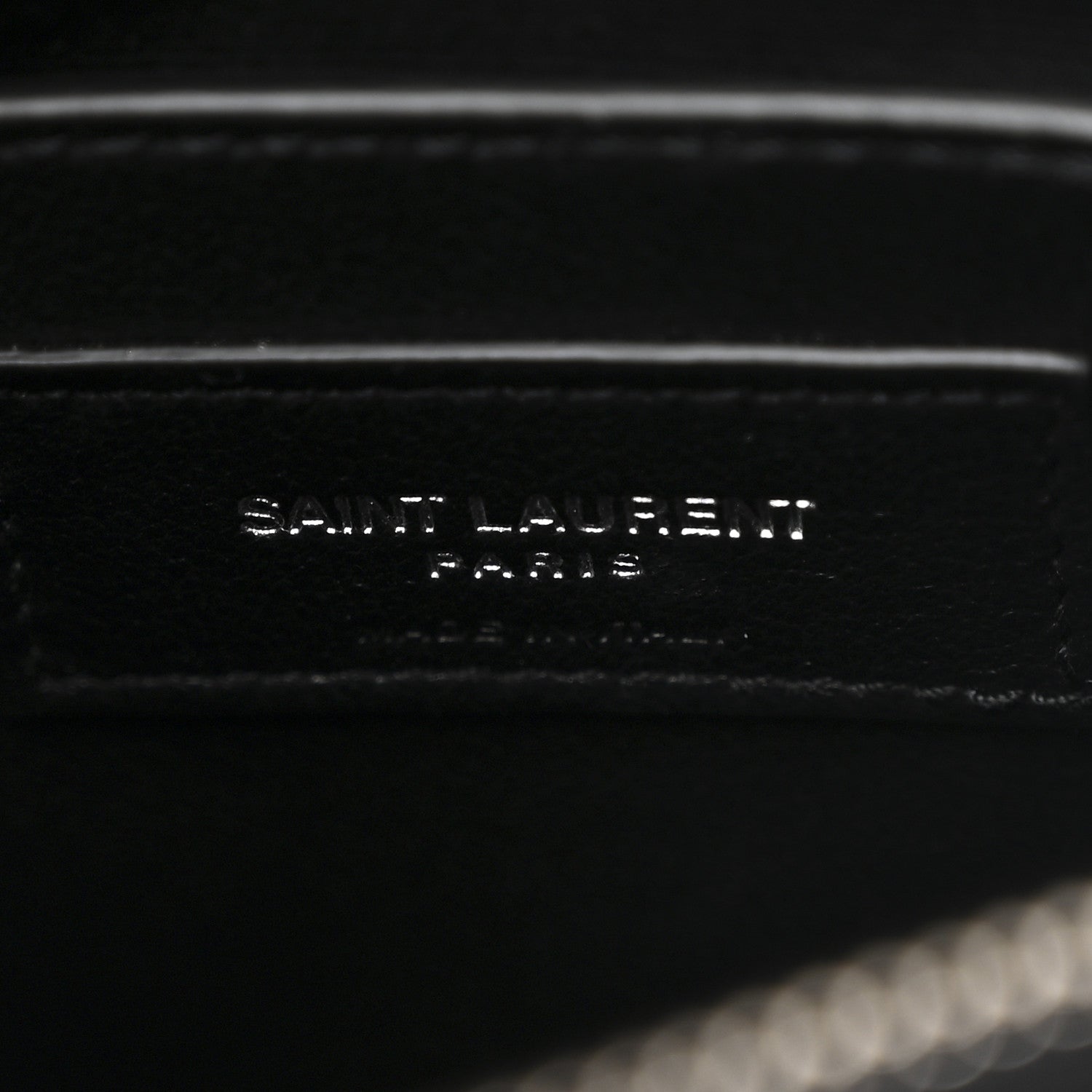 Saint Laurent Calfskin Y Quilted Monogram Small Loulou Chain Satchel Black 7 of 11