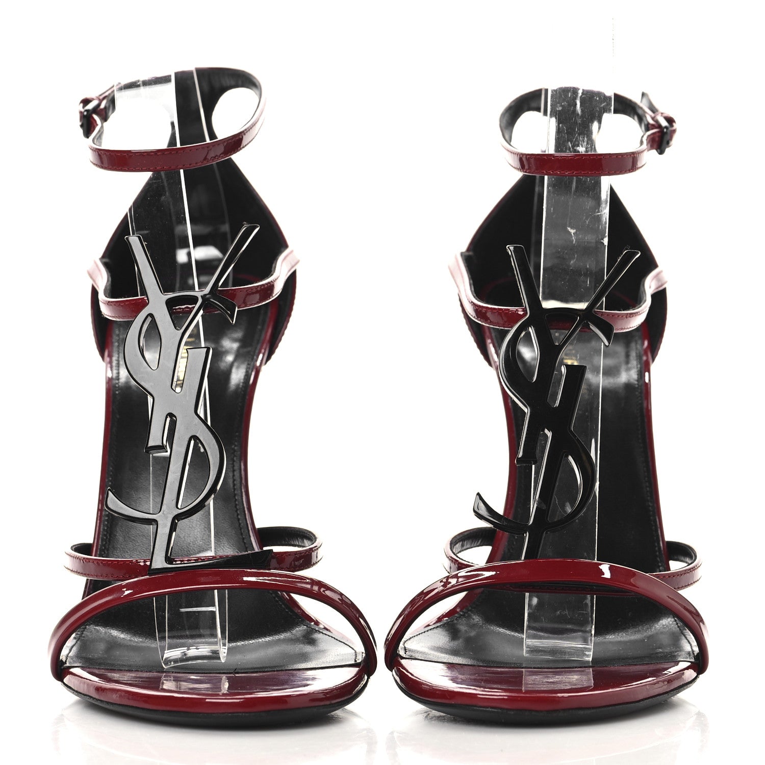 最終値下げ SAINT LAURENT PARIS サンローランパリ シューズ Saint Laurent Vernice Grupy Cassandra 100 Sandals 36 Hot Red