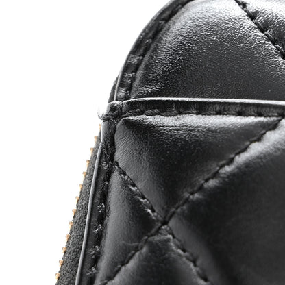 Chanel Shiny Calfskin Quilted Top Handle Vanity Black 13 of 13