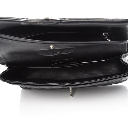 Chanel Patent Quilted Medium Double Flap Black 6 of 13