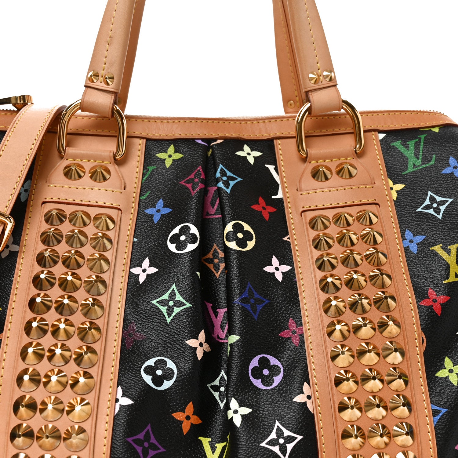 Louis Vuitton Monogram Multicolor Courtney GM Black 7 of 9