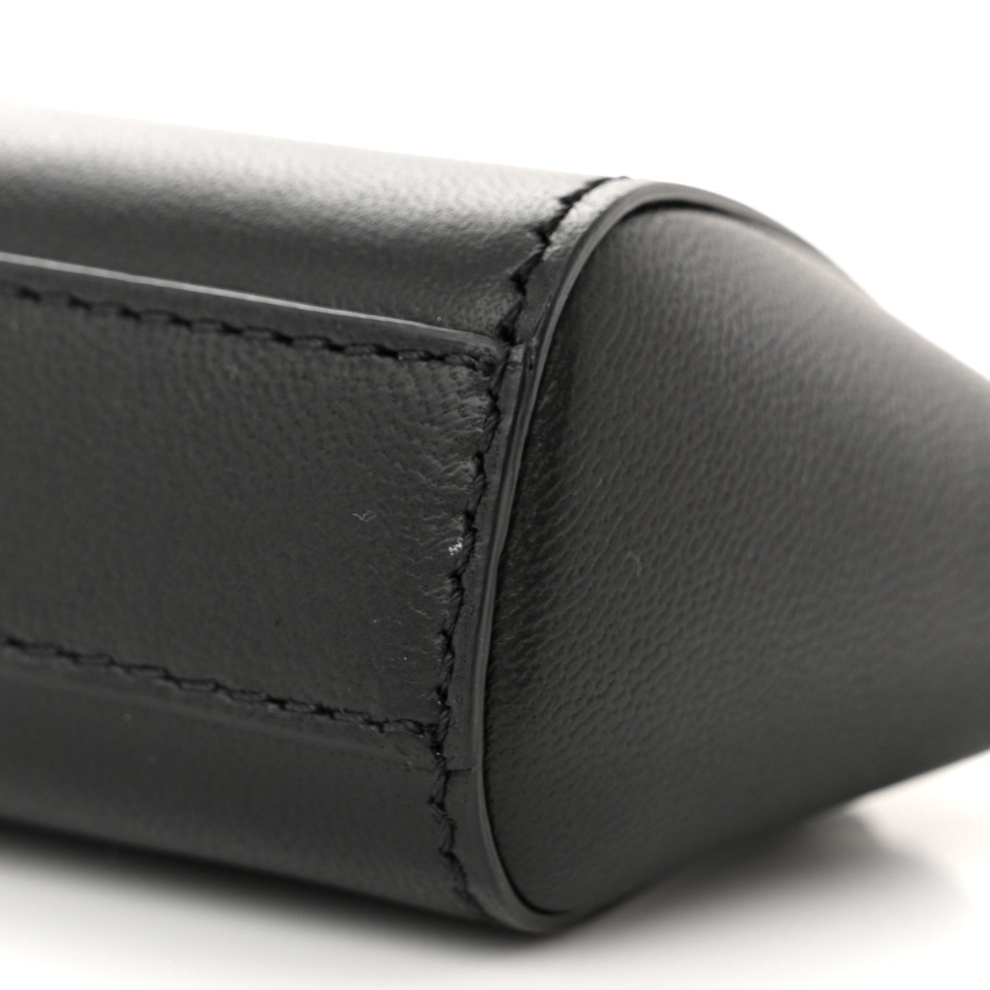 Lambskin Baby Antigona with Chain Black