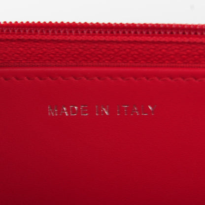 Chanel Patent Calfskin Quilted Boy Wallet On Chain WOC Red 6 of 8