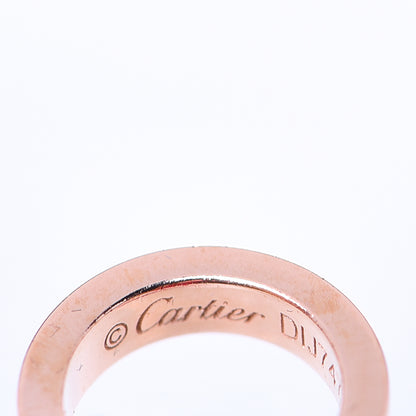 Cartier 18K Pink Gold Ceramic 4 Diamond LOVE Cord Bracelet Hot Pink 4 of 8
