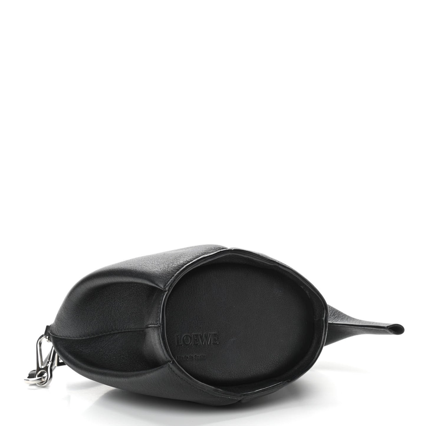 Calfskin Mini Elephant Crossbody Bag Black