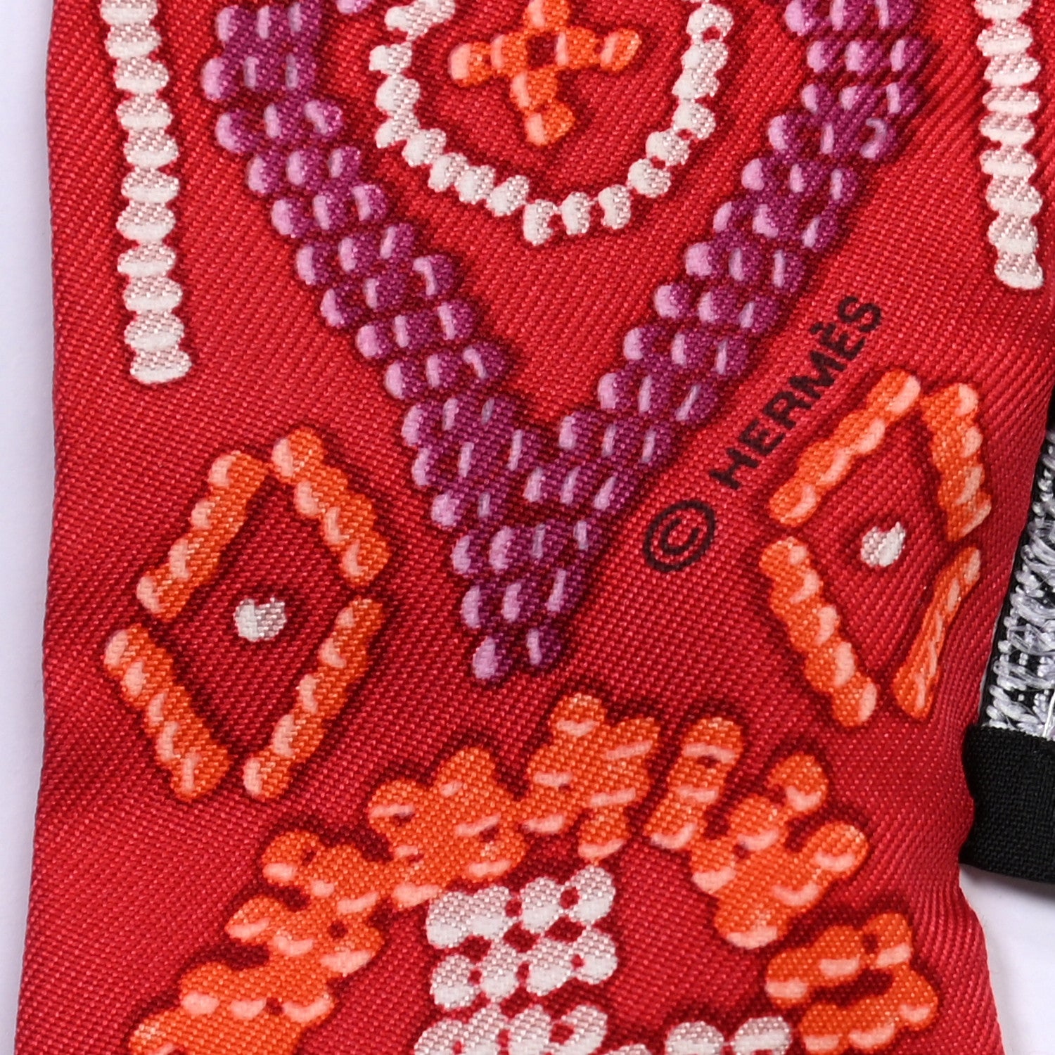 Hermes Silk Kelly En Perles Twilly 4 of 4