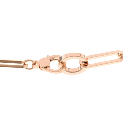 Hermes 18K Rose Gold Diamond Pave Kelly Chaine Choker Necklace 4 of 6