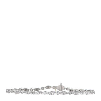 Tiffany Platinum Diamond Jazz Tennis Bracelet 1 of 5