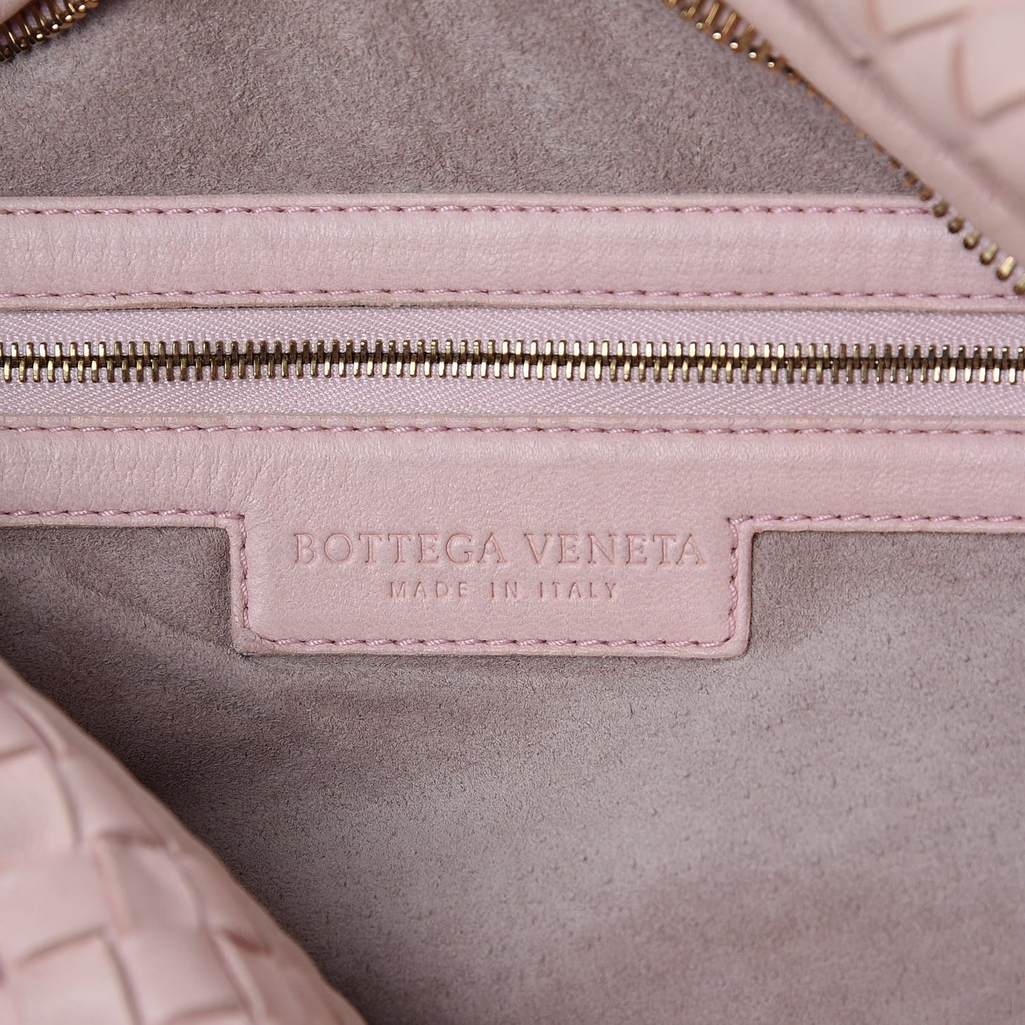 Nappa Intrecciato Large Veneta Hobo Magnolia