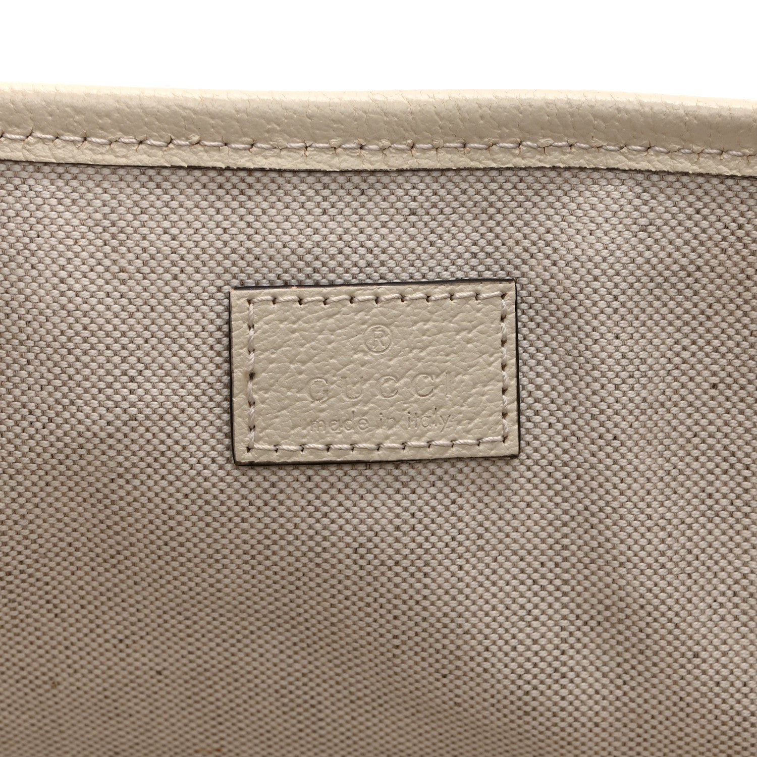Gucci Textured Dollar Calfskin Medium Ophidia Shoulder Tote Bag  Mystic White 6 of 11