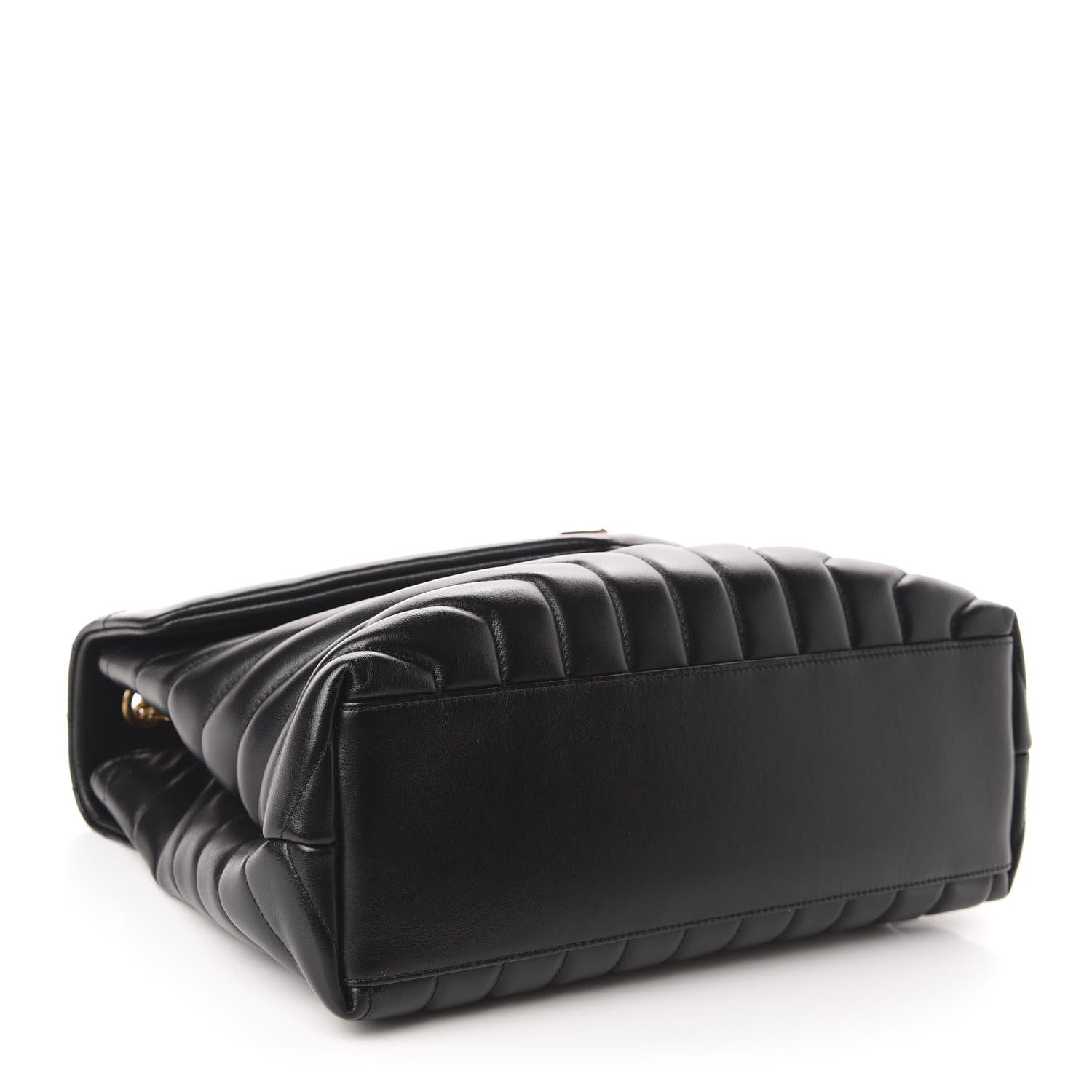 Saint Laurent Calfskin Y Quilted Monogram Medium Loulou Chain Satchel Black 3 of 10