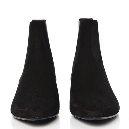 Saint Laurent Mens Suede Chelsea Boots 44 Black 3 of 9