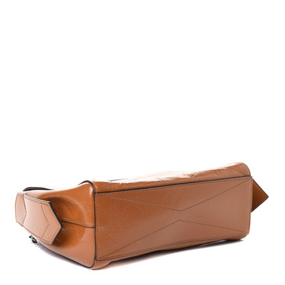 Givenchy Creased Patent Calfskin Small ID Flap Tan 4 of 5